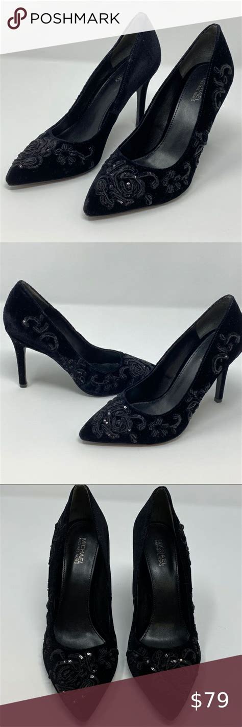 michael kors velvet pump